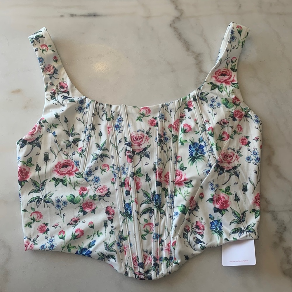 Floral corset, great quality